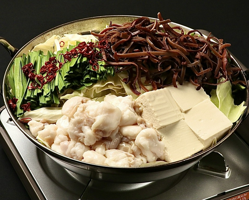 4種類の味から選んで味わえる『すが本特製・もつ鍋』