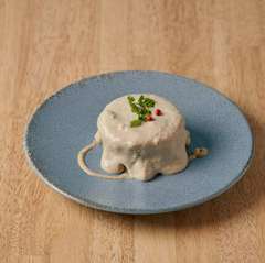 京風出汁で炊いたフレンチおでん大根～ポルチーニソース～