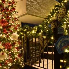 外観も店内も綺麗なイルミネーション