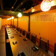 【大人数向け個室】最大50名様までご案内可能！