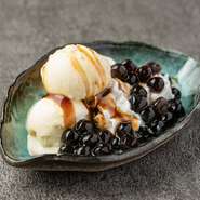 黒蜜きな粉アイス