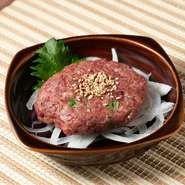 馬肉のなめろう