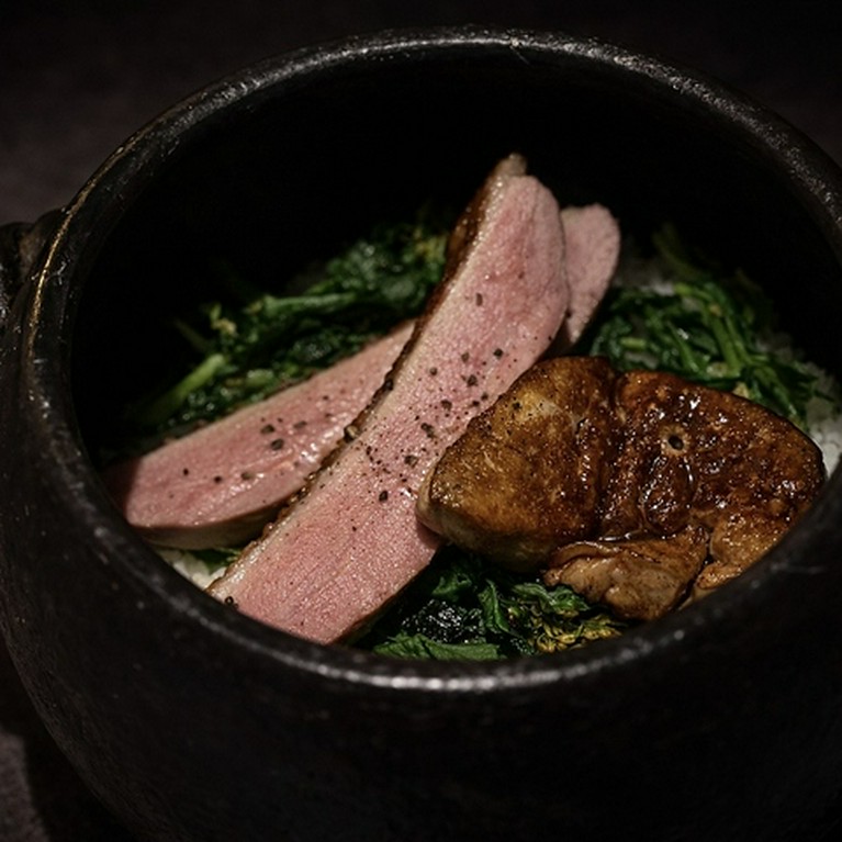 京都八代目儀兵衛使用した土鍋御飯