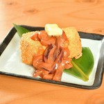 ※画像は「塩辛バター厚揚げ」です。