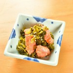 ※画像は炙り明太高菜です。