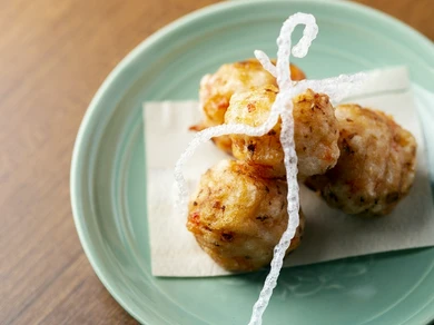 一番人気！ぷりっぷりの海老たっぷり！『海老団子揚げ』