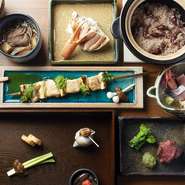 コースはわがまま承ります。
季節の食材を使ったコースや富山の食材使ったコースなど
