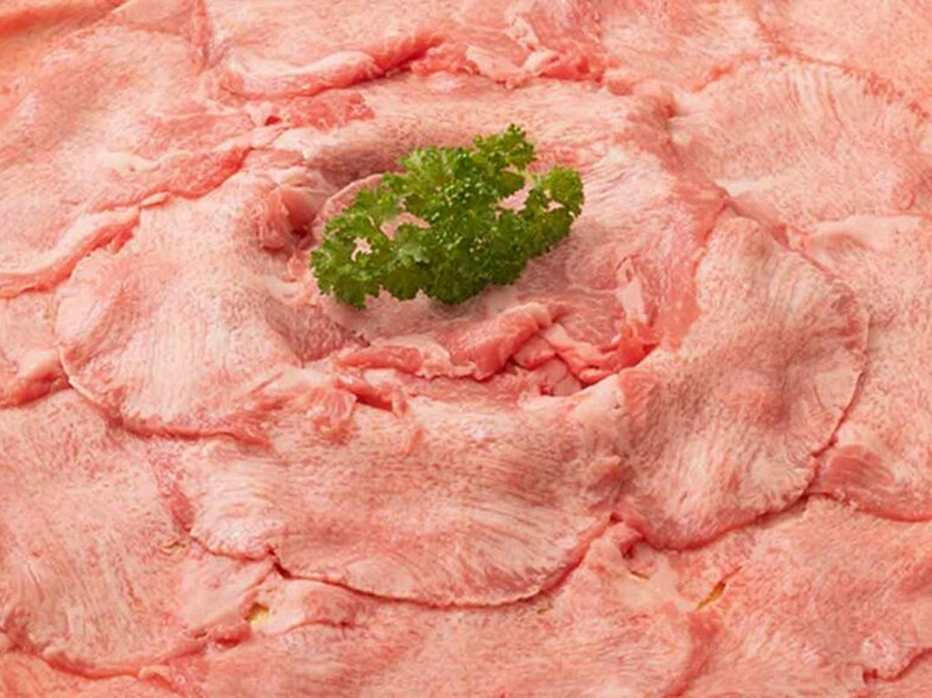国産黒毛和牛、超薄切り牛タン(レギュラーサイズ)