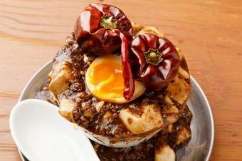 こぼれ四川風麻婆豆腐