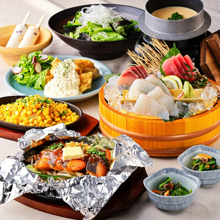 個室海鮮居酒屋 石狩漁場 梅田お初天神店 東梅田 お初天神 太融寺 居酒屋 ヒトサラ