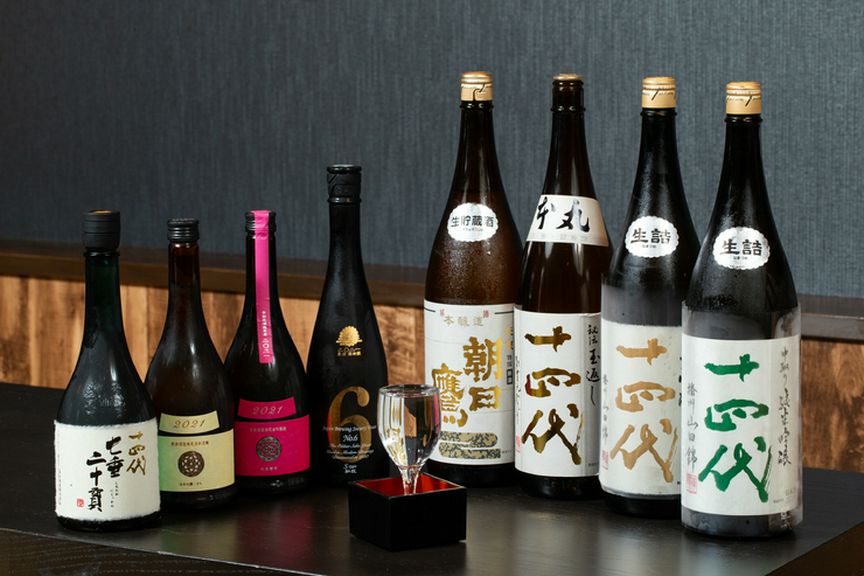 希少なお酒や季節の日本酒などもラインナップ
