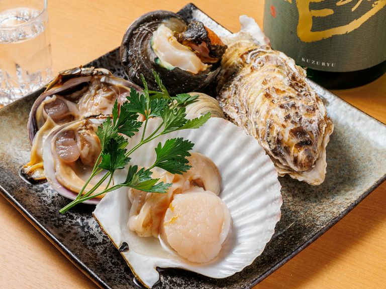 お洒落な空間で、二人で楽しむ「浜焼きstyle」