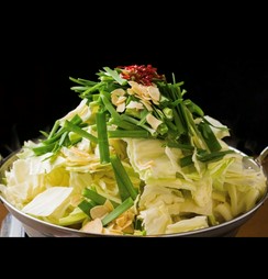 アゴ出しスープのもつ鍋