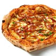 和風のゴボウのピッツァ