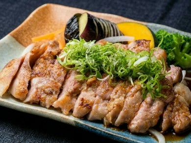 地産地消!!ダバダ栗豚和風ステーキ