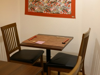 プライベートな場面にも重宝できる個室空間