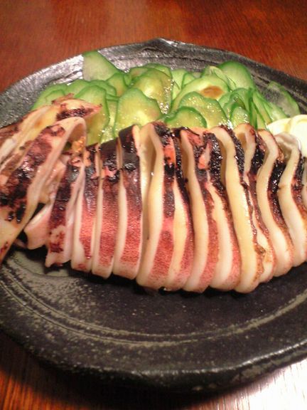 イカ丸焼き