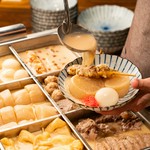 【豚骨スープおでん】全100品が食べ飲み放題！