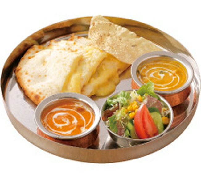 ダブルカレーランチ