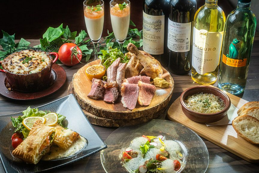 記念日に華を添えてくれる、大切な人へ捧げる料理とワイン