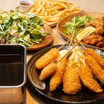 ＜大満足！串カツコース＞2,980円