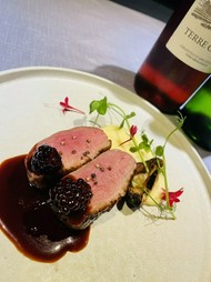 （鹿）鹿ロース肉のグリル