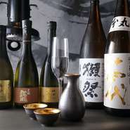 旬の日本酒をご用意しております。詳しくはスタッフまで…