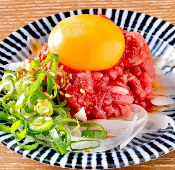 牛ユッケ風