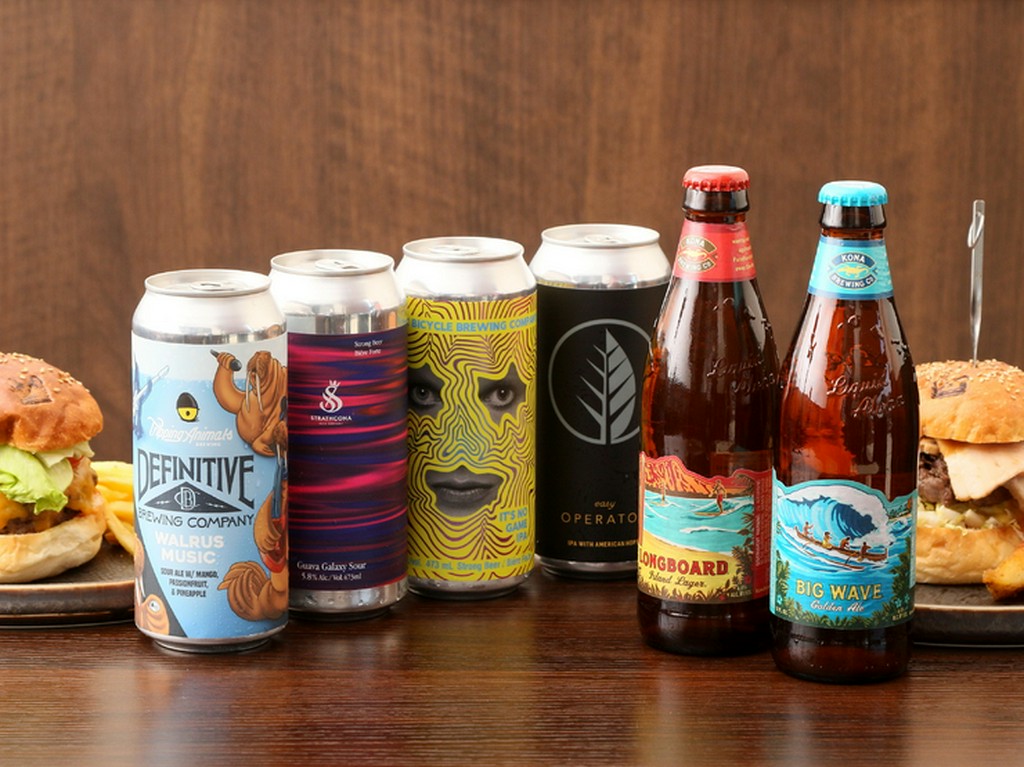 ハンバーガーと楽しみたい、個性豊かなクラフトビール