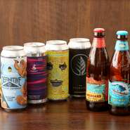 ハンバーガーと共に楽しみたいビールは、アメリカ・カナダのIPAとハワイのコナビールを用意。女性向けのフルーティーなビールなど、個性豊かなフレーバーのクラフトビールを楽しめます。
