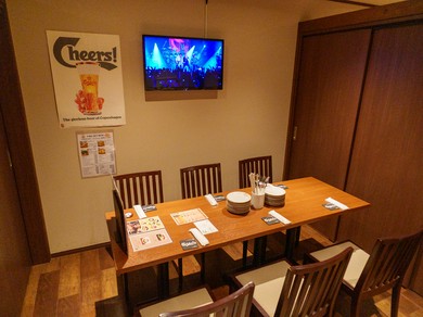 時間を忘れくつろげる、ゆとりのある個室席