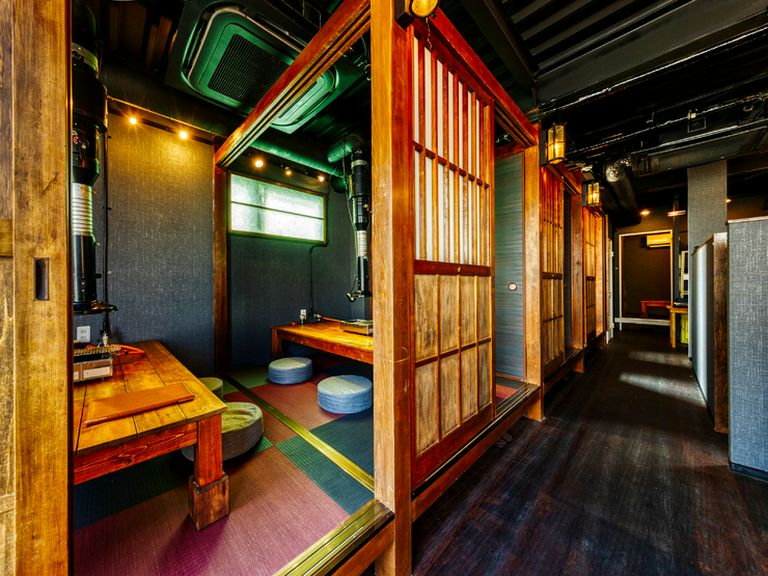 周囲に気兼ねなく、プライベートな時間を満喫できる完全個室