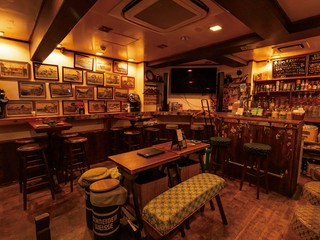 和と洋が融合したエールハウスで一杯。スポーツ観戦も可能。