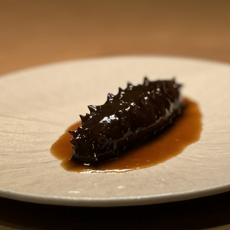 乾し北海道なまこの煮込む