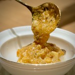 秋限定「上海蟹身とみそ贅沢かけご飯」