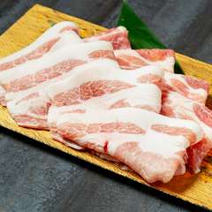 和豚をサッと炙り、甘い脂を楽しむ『兵庫県産和豚　焼きしゃぶ2種盛り合わせ』