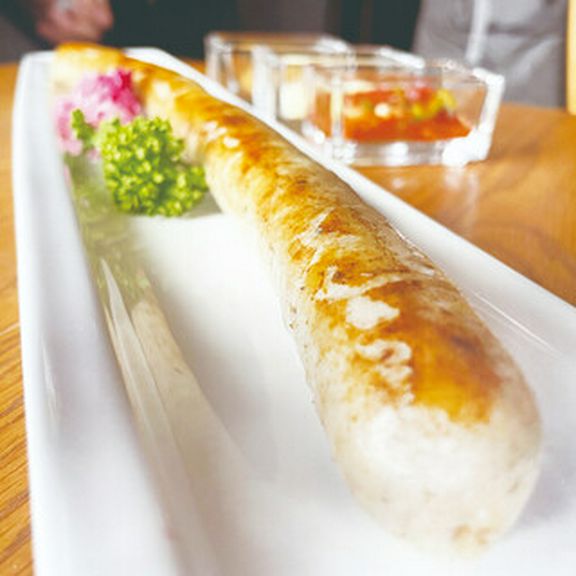 料理職人が丁寧に手作りした生ソーセージ