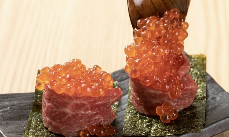 ニクラつつみ肉寿司