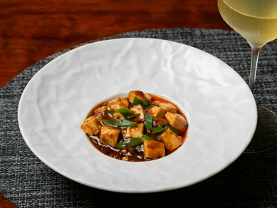 京の食材を使った『シェフのこだわり「京」を結ぶ麻婆豆腐』