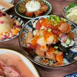 こぼれ海鮮アテ巻き