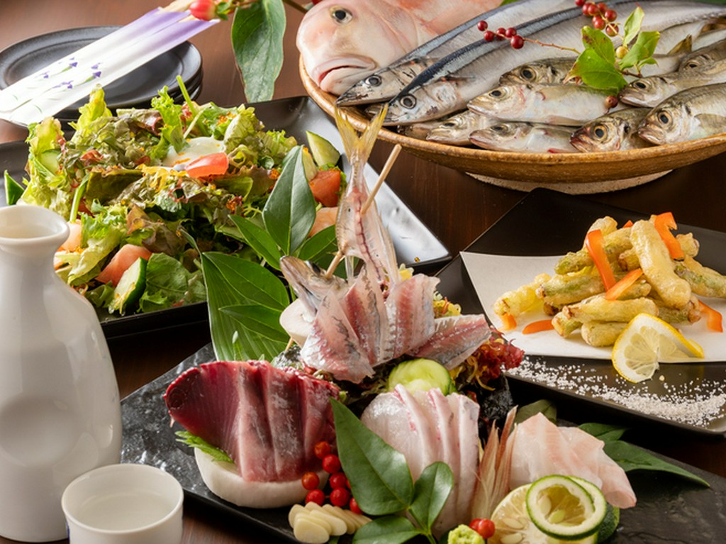 ＜前日迄要予約！＞歓送迎会などにもオススメ!!4名様からご利用OK!!お得!!下町食堂の2時間飲み放題付コース