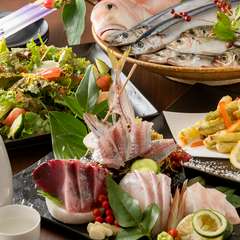 ＜前日迄要予約！＞歓送迎会などにもオススメ!!4名様からご利用OK!!お得!!下町食堂の2時間飲み放題付コース