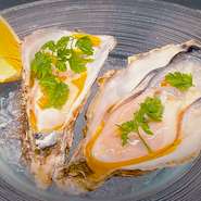 Oyster carpacio (2 pieces)