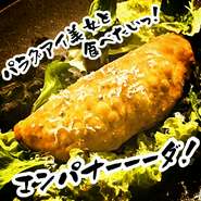 Paraguay cheese empanada