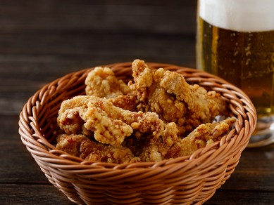 名物　鶏の唐揚げ