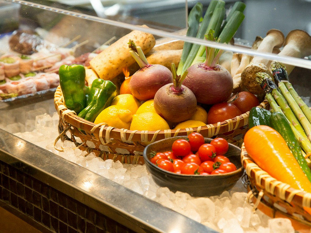 地産地消を意識して仕入れる、季節の食材