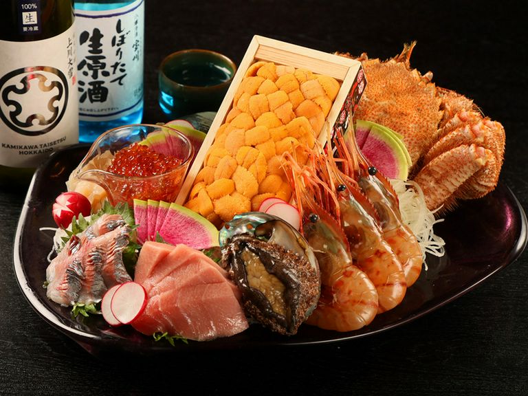 鮮度抜群な魚介ならではのおいしさ『刺身盛り合わせ』