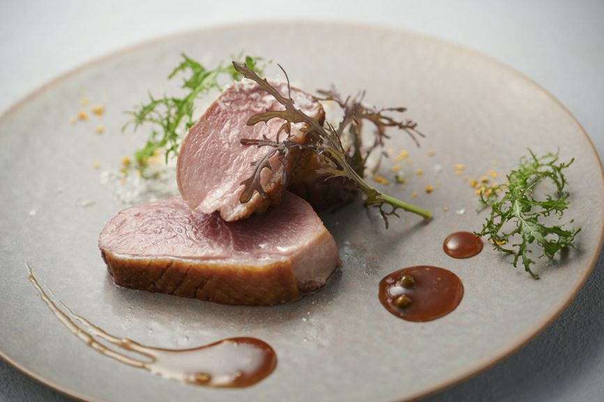 京鴨の炭火ロティ