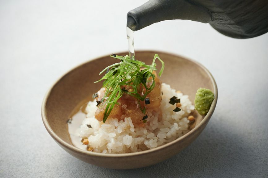 真鯛の胡麻和え　ぶぶ漬け