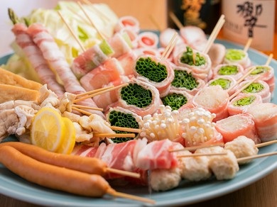 豊富な種類から選べる楽しさ『焼き鳥各種』